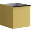 Leroy Merlin Mobile da bagno sospeso sotto lavabo L 40 x H 40 x P 45.5 cm giallo, 2 cassetti Pixel