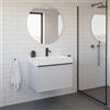 Leroy Merlin Mobile da bagno sospeso sotto lavabo Pixel frame 1 cassetto L 60 x H 40 x P 45.5 cm grigio pastello con maniglia alluminio nero opaco