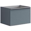 Leroy Merlin Mobile da bagno sospeso sotto lavabo L 60 x H 40 x P 45.5 cm indaco laccato, 2 cassetti Pixel stripes