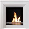 Ruby Caminetto a bioetanolo da pavimento 2KW in acciaio bianco RUBY mod. Falcade