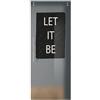 Leroy Merlin Anta per porta scorrevole esterno muro Let it be in vetro nero, L 88 x H 215 cm spessore 10 mm, apertura destra