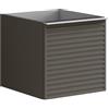 Leroy Merlin Mobile da bagno sospeso sotto lavabo L 40 x H 40 x P 45.5 cm grigio, 2 cassetti Pixel