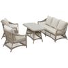 NATERIAL Salotto da giardino per 5 persone beige Idyll NATERIAL con cuscini in poliestere beige