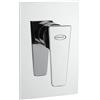 JACUZZI RUBINETTERIA Rubinetto per doccia getto laminare cristallino Lama grigio JACUZZI RUBINETTERIA