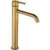JACUZZI RUBINETTERIA Rubinetto per lavabo getto laminare cristallino Baleno oro spazzolato JACUZZI RUBINETTERIA