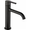 JACUZZI RUBINETTERIA Rubinetto per lavabo a canna media getto laminare cristallino Baleno nero spazzolato JACUZZI RUBINETTERIA