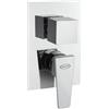 JACUZZI RUBINETTERIA Rubinetto per doccia getto laminare cristallino Lama grigio JACUZZI RUBINETTERIA