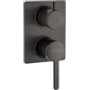 JACUZZI RUBINETTERIA Rubinetto per incasso doccia Baleno metal gun JACUZZI RUBINETTERIA con deviatore 2 vie