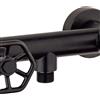 JACUZZI RUBINETTERIA Rubinetto per doccia getto laminare cristallino Flower nero JACUZZI RUBINETTERIA