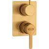 JACUZZI RUBINETTERIA Rubinetto per doccia getto laminare cristallino Baleno oro JACUZZI RUBINETTERIA