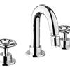 JACUZZI RUBINETTERIA Rubinetto per bidet Flower 3 fori JACUZZI RUBINETTERIA getto laminare cristallino cromo