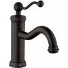 JACUZZI RUBINETTERIA Rubinetto per lavabo a canna media getto laminare cristallino Lingaa nero spazzolato opaco JACUZZI RUBINETTERIA