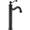 JACUZZI RUBINETTERIA Rubinetto per lavabo getto laminare cristallino Lingaa nero spazzolato opaco JACUZZI RUBINETTERIA