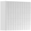 Leroy Merlin Pensile bagno Pixel Grid laccato opaco bianco, 1 anta apertura da sinistra P 17 x L 40 x H 40 cm