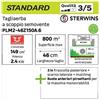 STERWINS Tagliaerba a benzina a spinta STERWINS PLM2-46Z150A.6 da 149 cm³ L 46 cm