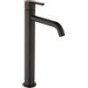 JACUZZI RUBINETTERIA Rubinetto per lavabo getto laminare cristallino Baleno nero spazzolato JACUZZI RUBINETTERIA