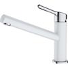 Franke Rubinetto da cucina con doccetta diagonale Orbit bianco granito lucido FRANKE