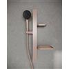 Ideal Standard Asta doccia IDEAL STANDARD Alu+ 2 funzioni quadrato in alluminio oro rosa L 60 x P 15.7 cm