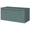 MADERO Mobile da bagno sospeso sotto lavabo Madero Kimono L 80.5 x H 46 x P 46 cm blu cannettato laccato, 1 cassetto