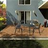 Leroy Merlin Set tavolo e sedie Cafe in alluminio antracite per 6 persone