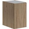 Leroy Merlin Estensione per mobile da bagno Opera 1 anta, cannettato noce naturale L30 x H50 x P45.5 cm