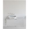 MADERO Mobile da bagno sospeso sotto lavabo con top Madero Kimono L 120.5 x H 46 x P 46 cm terra cotta cannettato laccato, 1 cassetto ,senza foro