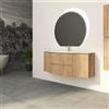 BADEN HAUS Estensione per mobile da bagno Vague 1 anta, cannettato rovere tabacco L34 x H55 x P41 cm