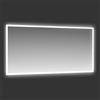 Leroy Merlin Specchio con cornice Led satinata L 135 X H 70 cm