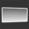 Leroy Merlin Specchio con illuminazione integrata bagno rettangolare Retroil L 140 x H 70 x P 2 cm grigio / argento
