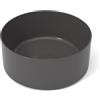 OLYMPIA CERAMICA Lavabo da appoggio Open OLYMPIA CERAMICA tondo D40 cm in ceramica grigio lucido