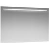Leroy Merlin Specchio con illuminazione integrata rettangolare Retroil L120 x H70 x P2 cm cromato, con striscia led