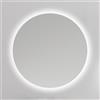 Leroy Merlin Specchio con illuminazione integrata bagno tondo Eklettica L 80 x H 80 x P 2 cm grigio / argento