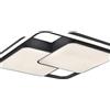 NOVECENTO Plafoniera LED Yanira nero IP20 cct da bianco caldo a bianco freddo con regolazione di temperatura, 2200 lumen NOVECENTO