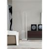 NOVECENTO Lampada da terra LED Sarita bianco, luce bianco naturale 4400 lumen NOVECENTO