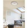 NOVECENTO Plafoniera LED Celeste Ø 52 cm bianco IP20 cct da bianco caldo a bianco freddo con regolazione di temperatura, 2100 lumen NOVECENTO