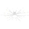 NOVECENTO Plafoniera LED Sole Ø 80 cm bianco IP20 cct da bianco caldo a bianco freddo con regolazione di temperatura, 2070 lumen NOVECENTO