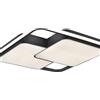 NOVECENTO Plafoniera LED Yanira nero IP20 cct da bianco caldo a bianco freddo con regolazione di temperatura, 2600 lumen NOVECENTO