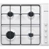 Smeg Piano cottura 4 fuochi L 58.5 cm S64SB SMEG bianco griglie in acciaio smaltato