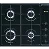 Smeg Piano cottura 4 fuochi L 58.5 cm S64SN SMEG nero griglie in acciaio smaltato