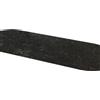 MADERO Top per lavabo KIMONO MADERO L 114 x H 2 x P 43 cm nero pietra, lucido, con foro dx