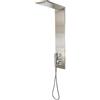 METAFORM Colonna doccia idromassaggio Slim Satin grigio 3 getti