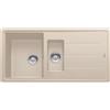 Franke Lavello integrato 1.5 vasche in fragranite sabbia FRANKE Boston Sahara L 50 x L 97 cm, reversibile