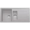Franke Lavello integrato 1.5 vasche in alluminio argento FRANKE Boston L 50 x L 97 cm, reversibile