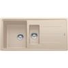 Franke Lavello integrato 1.5 vasche in fragranite avena FRANKE Boston L 50 x L 97 cm, reversibile