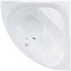 SANYCCES Vasca idromassaggio angolare BRISA ELEGANCE bianco 130 x 130 cm 15 bocchette SANYCCES