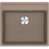 Franke Lavello integrato 1 vasca in fragranite marrone FRANKE Maris L 51 x L 56 cm