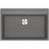 Franke Lavello integrato 1 vasca in fragranite argento FRANKE Maris L 51 x L 76 cm