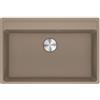 Franke Lavello integrato 1 vasca in fragranite marrone FRANKE Maris L 51 x L 76 cm