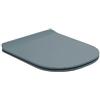 OLYMPIA CERAMICA Copriwater TUTTOEVO irregolare dedicato per serie sanitari OLYMPIA CERAMICA con chiusura rallentata in abs petrolio lucido