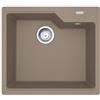 Franke Lavello integrato 1 vasca in fragranite marrone FRANKE Urban L 50 x L 56 cm
